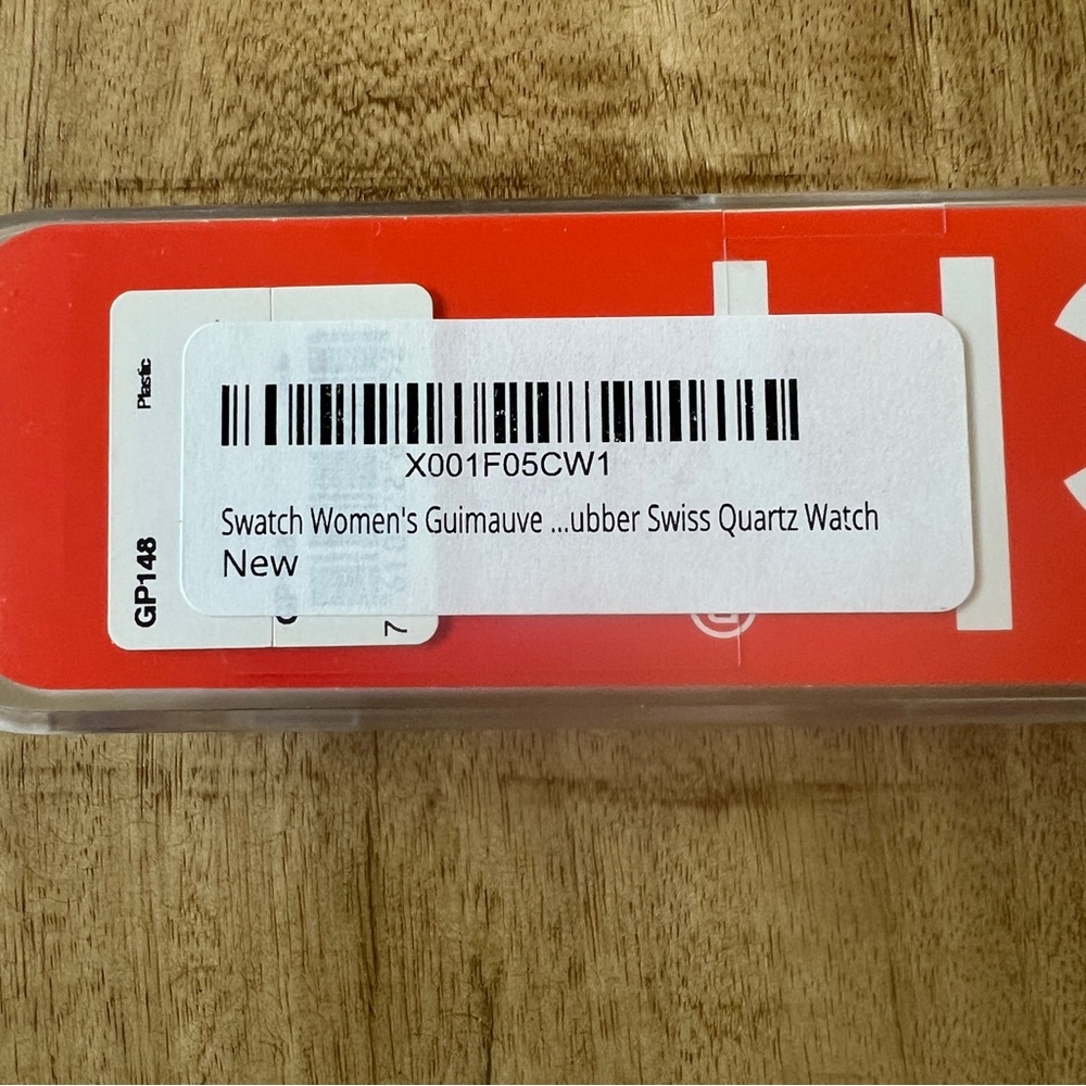 Swatch GUIMAUVE GP148 Watch w/ Metallic Face & Light Pink Silicone Strap - Picture 4 of 11